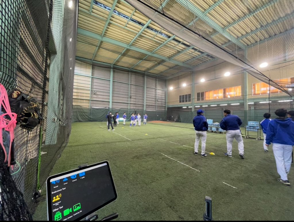 野球チーム測定